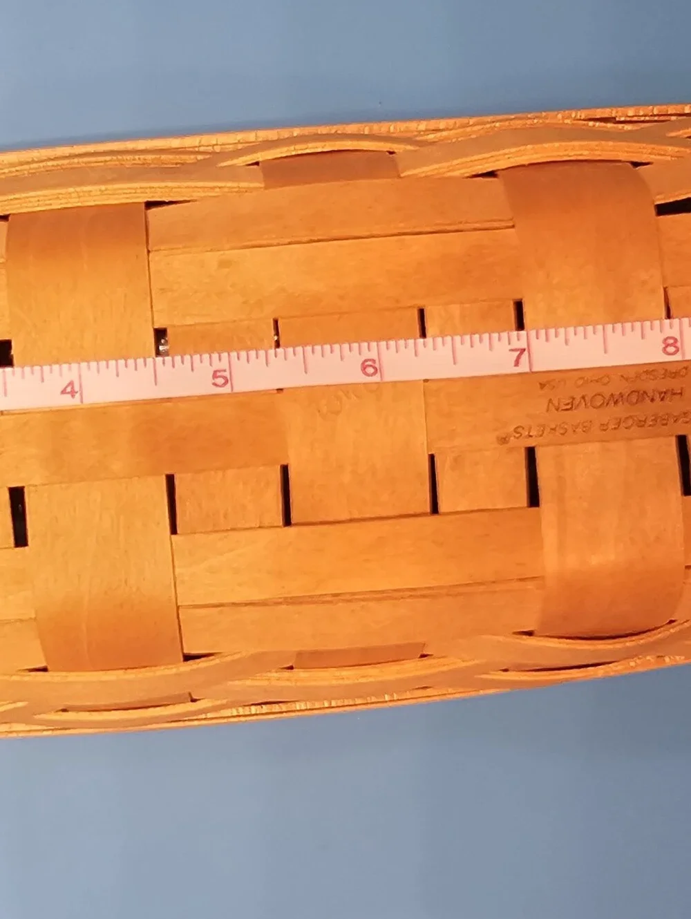 Longaberger 2002 Vintage Cracker/Bread Basket